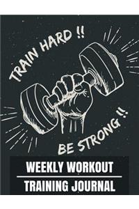 Weekly Workout Training Journal
