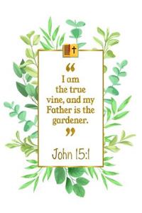 I Am the True Vine, and My Father Is the Gardener