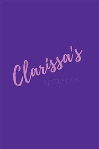 Clarissa's Notebook