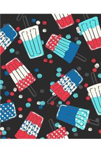 Retro Popsicle Watercolor Notebook
