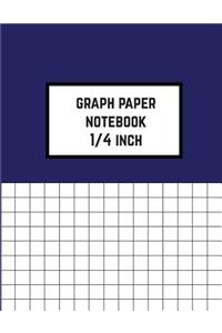 Graph Paper Notebook 1/4 inch