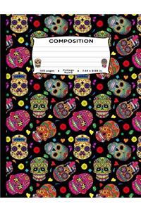 Composition 100 Pages College Ruled 7.44 x 9.69 in.