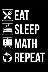 Eat Sleep Math Repeat