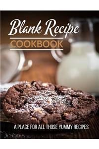 Blank Recipe Cookbook