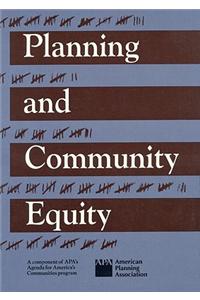 Planning and Community Equity