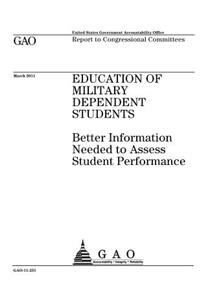 Education of military dependent students
