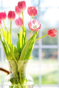 A Vase of Pink Tulips Journal