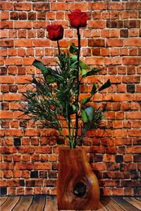 Red Roses and a Brick Wall Journal