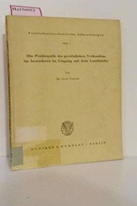 Die Problematik Des Personlichen Verkaufens Im Besonderen Im Umgang Mit Dem Letztkaufer