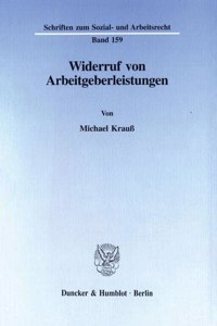 Widerruf Von Arbeitgeberleistungen