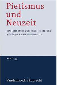 Pietismus Und Neuzeit Band 33 - 2007