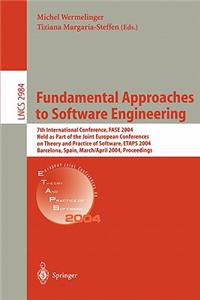 Fundamental Approaches to Software Engineering