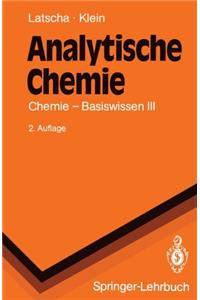 Analytische Chemie: Chemie - Basiswissen III