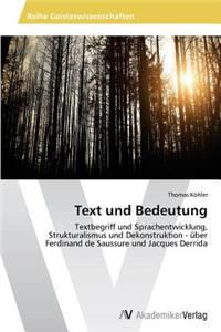 Text und Bedeutung