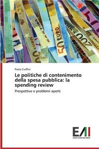 politiche di contenimento della spesa pubblica