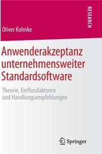 Anwenderakzeptanz Unternehmensweiter Standardsoftware