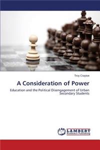 Consideration of Power