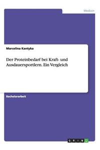 Der Proteinbedarf bei Kraft- und Ausdauersportlern. Ein Vergleich