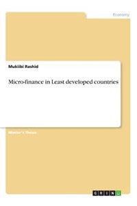 Micro-finance in Least developed countries