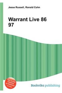 Warrant Live 86 97