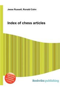 Index of Chess Articles