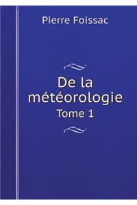 De la météorologie Tome 1