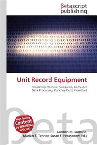 Unit Record Equipment