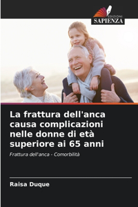 frattura dell'anca causa complicazioni nelle donne di età superiore ai 65 anni