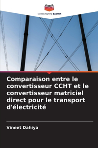 Comparaison entre le convertisseur CCHT et le convertisseur matriciel direct pour le transport d'électricité