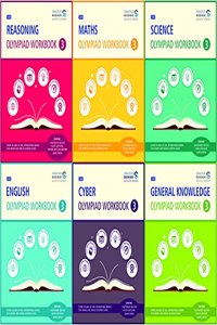 Olympiad Books For Class 3 - Reasoning, Maths, Science, English, Cyber & GK