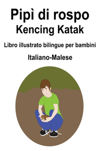 Italiano-Malese Pipì di rospo / Kencing Katak Libro illustrato bilingue per bambini