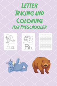 Letter Tracing and Coloring for Preschooler