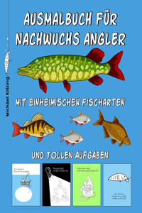 Ausmalbuch Für Nachwuchs Angler
