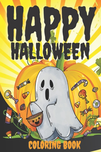 Happy Halloween Coloring Book