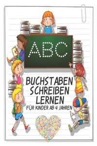 ABC Buchstaben Schreiben Lernen für Kinder ab 4 Jahren