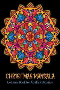 Christmas Mandala coloring book for Adults relaxation