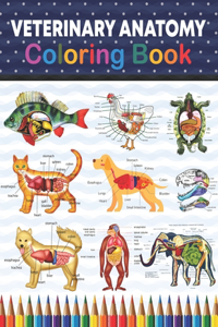 Veterinary Anatomy Coloring Book