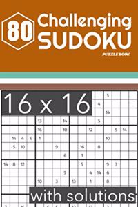 Challenging Sudoku Puzzle Book: 80 Hard Level Puzzles for Adults with Solutions - 5x8 inch