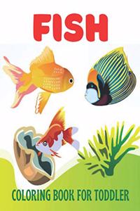 Fish Coloring Book for Toddler