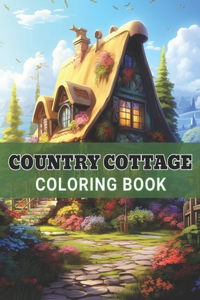 Country Cottage Coloring Book For Adults