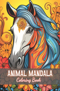 Animal Mandala Coloring Book for Adults