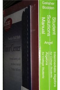 Student Solutions Manual for Intermediate Algebra for College Students
