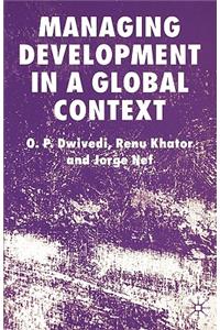 Managing Development in a Global Context