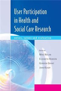 User Participation in Health and Social Care Research