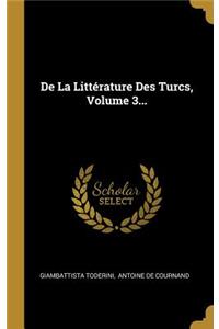 De La Littérature Des Turcs, Volume 3...