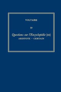 Œuvres complètes de Voltaire (Complete Works of Voltaire) 39