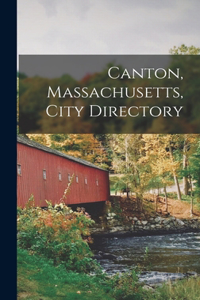 Canton, Massachusetts, City Directory