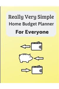 Really Very Simple Home Budget Planner For Everyone