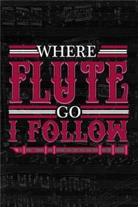 Flute Manuscript Notebook