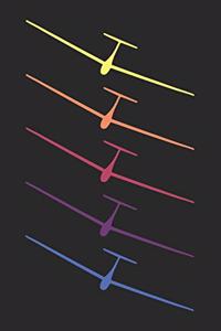 Notizbuch: 109 Seiten A5 - Dot Grid - Punkte Raster - Tolles Geschenk für Piloten I Hobbypilot I Pilotin I Segelflieger I Gleitflieger